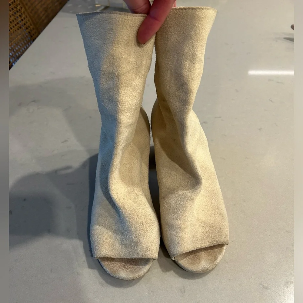 Marsell Peep Toe Heeled Boots - Picture 2 of 3